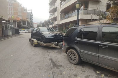 Смяна на гума на място